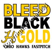 Hawks Bleed Black and Gold